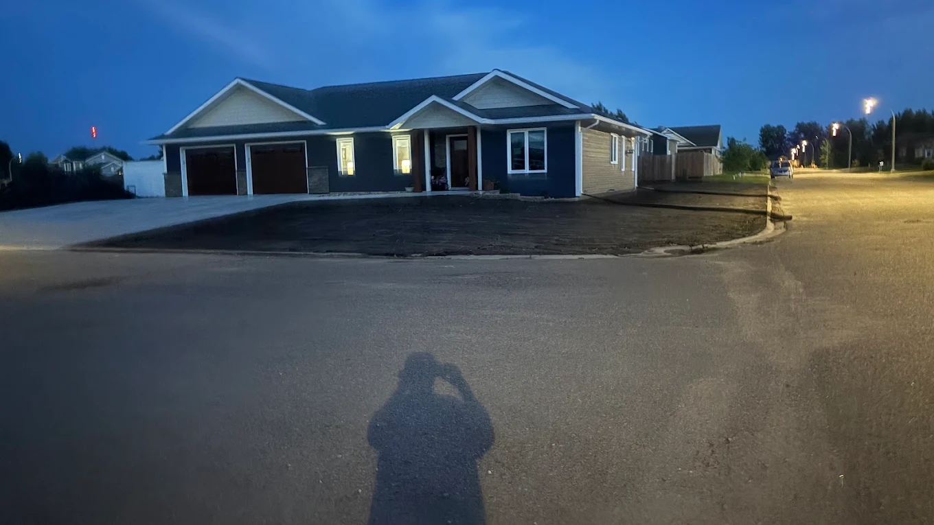 Completed local residential landscape